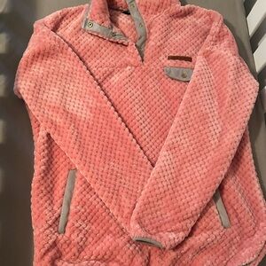 Simply Southern Coral Fleece Pullover